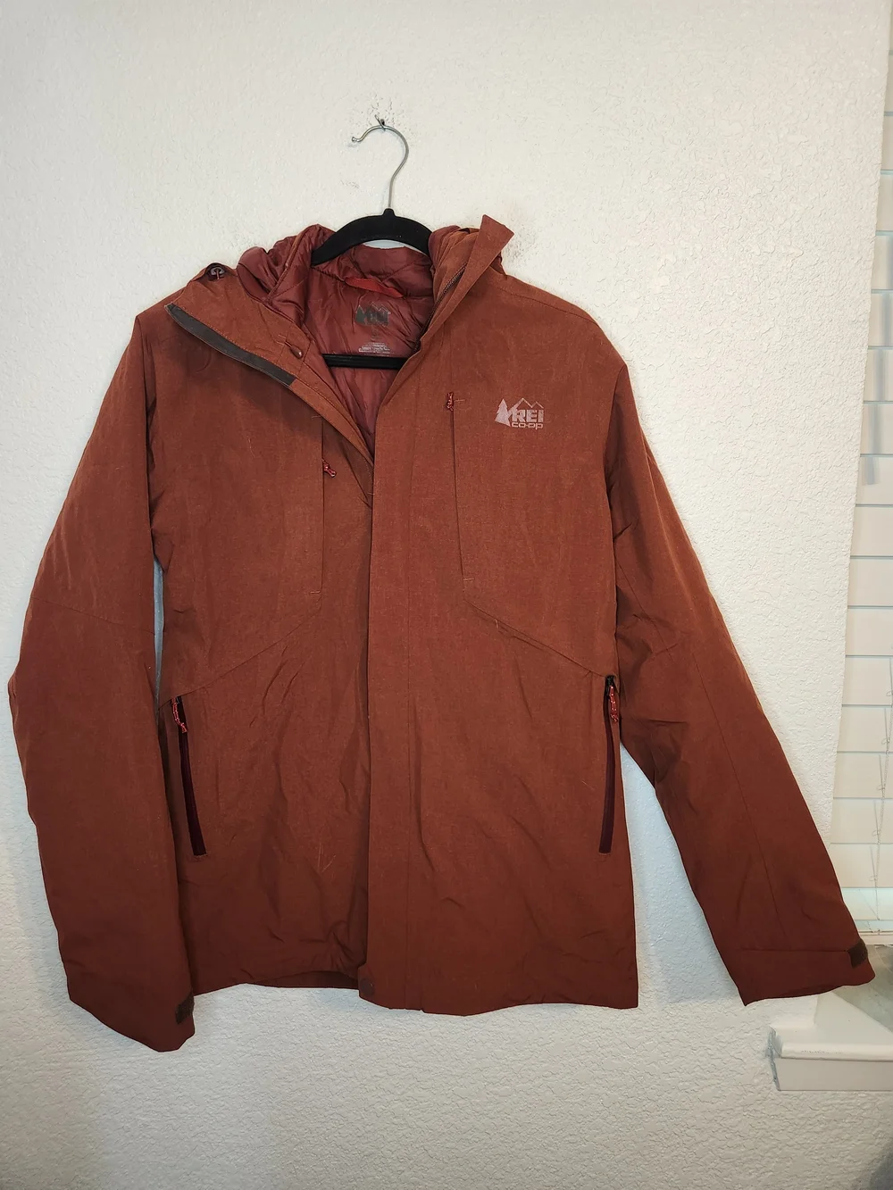 REI Co Op Men’s Norquest GTX Gore Tex Insulated Parka Jacket Coat Paprika S